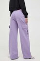 Odzież Moschino Jeans jeansy 0305.3246 fioletowy