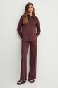 MAX&Co. pantaloni 2416781012200 burgundia SS24