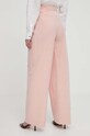 Ρούχα Παντελόνι με λινό μείγμα Barbour LTR0360 ροζ