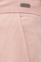 Παντελόνι με λινό μείγμα Barbour LTR0360 ροζ