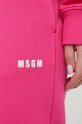 Бавовняні спортивні штани MSGM рожевий 3641MDP500.247000