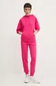 Бавовняні спортивні штани HUGO 50522417 рожевий AW24