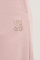 HUGO pantaloni de trening din bumbac roz 50522417