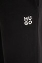 Бавовняні спортивні штани HUGO чорний 50522417