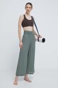 Παντελόνι yoga Roxy Along the Beach ERJX603383 πράσινο SS24