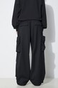 Odjeća Hlače s primjesom vune Y-3 Refined Woven Cargo IN4373 crna