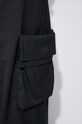 Hlače s primjesom vune Y-3 Refined Woven Cargo crna IN4373