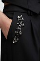 Îmbrăcăminte AllSaints pantaloni din lana Atlas WT061Z negru