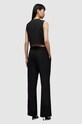 AllSaints pantaloni din lana Atlas WT061Z negru