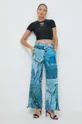 Versace Jeans Couture spodnie dresowe bawełniane multicolor