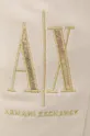 bézs Armani Exchange pamut melegítőnadrág