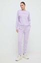 Спортивные штаны Armani Exchange 3DYP77.YJEPZ фиолетовой SS24