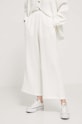 Βαμβακερό παντελόνι Billabong Follow Me ABJNP00420 λευκό SS24