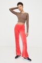 Кадифен спортен панталон adidas Originals IT7563 розов SS24