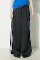 adidas Originals spodnie Satin Wide Leg Track czarny IU2520