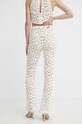 Oblečení Bavlněné kalhoty Twinset 241TT3232 béžová