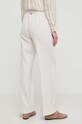 Abbigliamento Twinset pantaloni in lino misto 241TT2222 beige