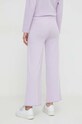 Odzież United Colors of Benetton spodnie dresowe z domieszką wełny 1035DF00F fioletowy