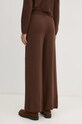 Odzież United Colors of Benetton spodnie dresowe z domieszką wełny 1035DF00F brązowy
