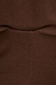 United Colors of Benetton spodnie dresowe z domieszką wełny brązowy 1035DF00F