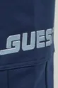 granatowy Guess spodnie dresowe bawełniane EWAN