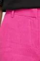 rosa Weekend Max Mara pantaloni in lino