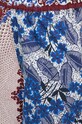 Bavlněné kalhoty Weekend Max Mara 2415131112600 modrá
