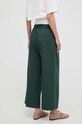 Îmbrăcăminte Weekend Max Mara pantaloni de bumbac 2415131142600 verde