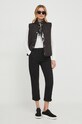 Kalhoty United Colors of Benetton 4GD7DF007 černá SS24