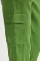 зелёный Льняные брюки United Colors of Benetton