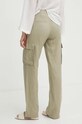 Одежда Льняные брюки United Colors of Benetton 4AGHDF05V зелёный