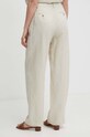 Одежда Льняные брюки United Colors of Benetton 4AGHDF05W бежевый