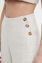 Alohas spodnie lniane R100509 beżowy