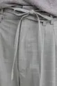 szary Alohas spodnie z domieszką wełny