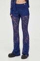 Blugirl Blumarine spodnie RA4080.J4653 granatowy SS24
