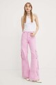 Blugirl Blumarine jeansy RA4134.T3874 różowy SS24