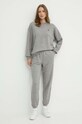 Polo Ralph Lauren pantaloni della tuta di cotone 211935585 grigio SS25