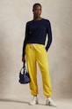 Одежда Хлопковые спортивные штаны Polo Ralph Lauren 211935585 жёлтый