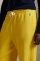 Polo Ralph Lauren pantaloni della tuta di cotone giallo 211935585