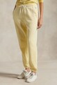 Βαμβακερό παντελόνι Polo Ralph Lauren 211935585 κίτρινο SS25