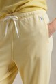 Βαμβακερό παντελόνι Polo Ralph Lauren κίτρινο 211935585