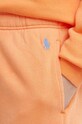 Polo Ralph Lauren pantaloni de trening din bumbac portocaliu 211935585