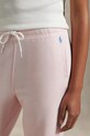 Polo Ralph Lauren pantaloni della tuta di cotone rosa 211935585
