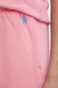 rózsaszín Polo Ralph Lauren pamut melegítőnadrág