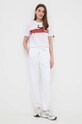 Max Mara Leisure pantaloni de trening 2416781038600 alb SS24