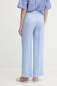 Oblačila Lanene hlače Sisley 4AGHLF03U modra