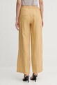 Одяг Льняні штани Sisley 4AGHLF03U зелений