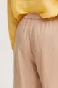 béžová Ľanové nohavice Sisley