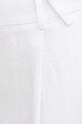 Дрехи Ленен панталон Sisley 4AGHLF04Y бял