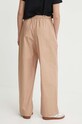 Oblečení Bavlněné kalhoty Sisley 4GDELF050 béžová